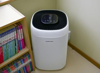 공기청정기를 설치했습니다