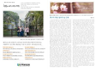 미리보는 11월 2일 주일 주보