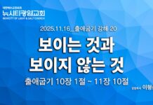 “보이는 것과 보이지 않는 것” _(출10:1-11:10) _25.11.16_ 출애굽기 강해 20
